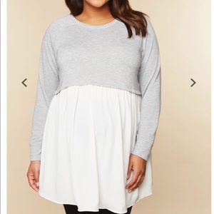 Plus Size Maternity Tunic